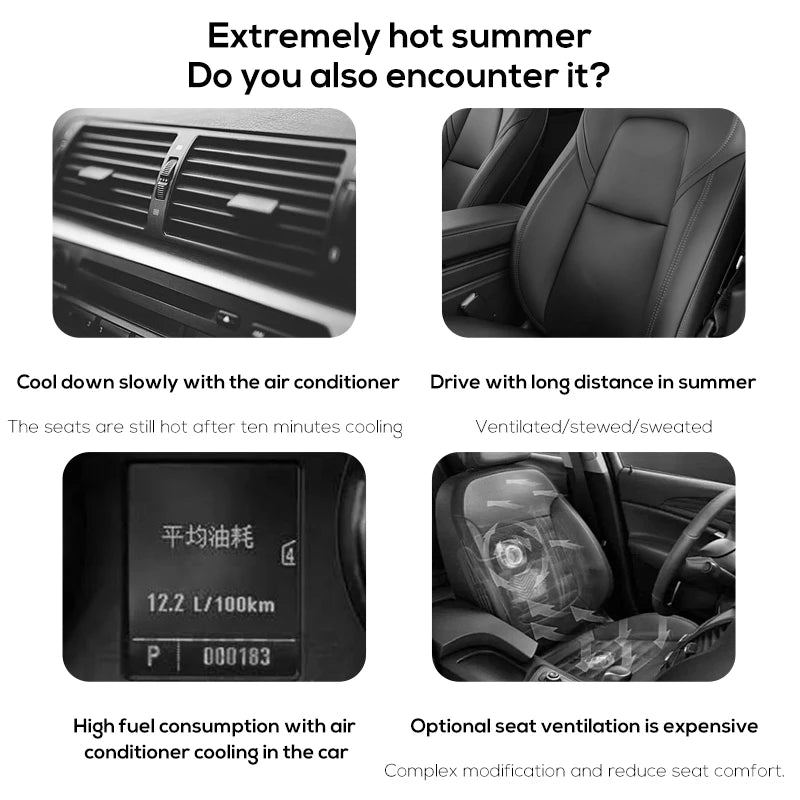 Headrest Cooling Fan