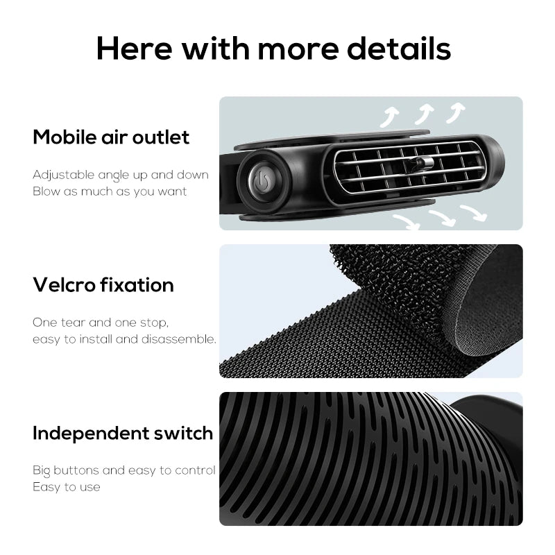 Headrest Cooling Fan